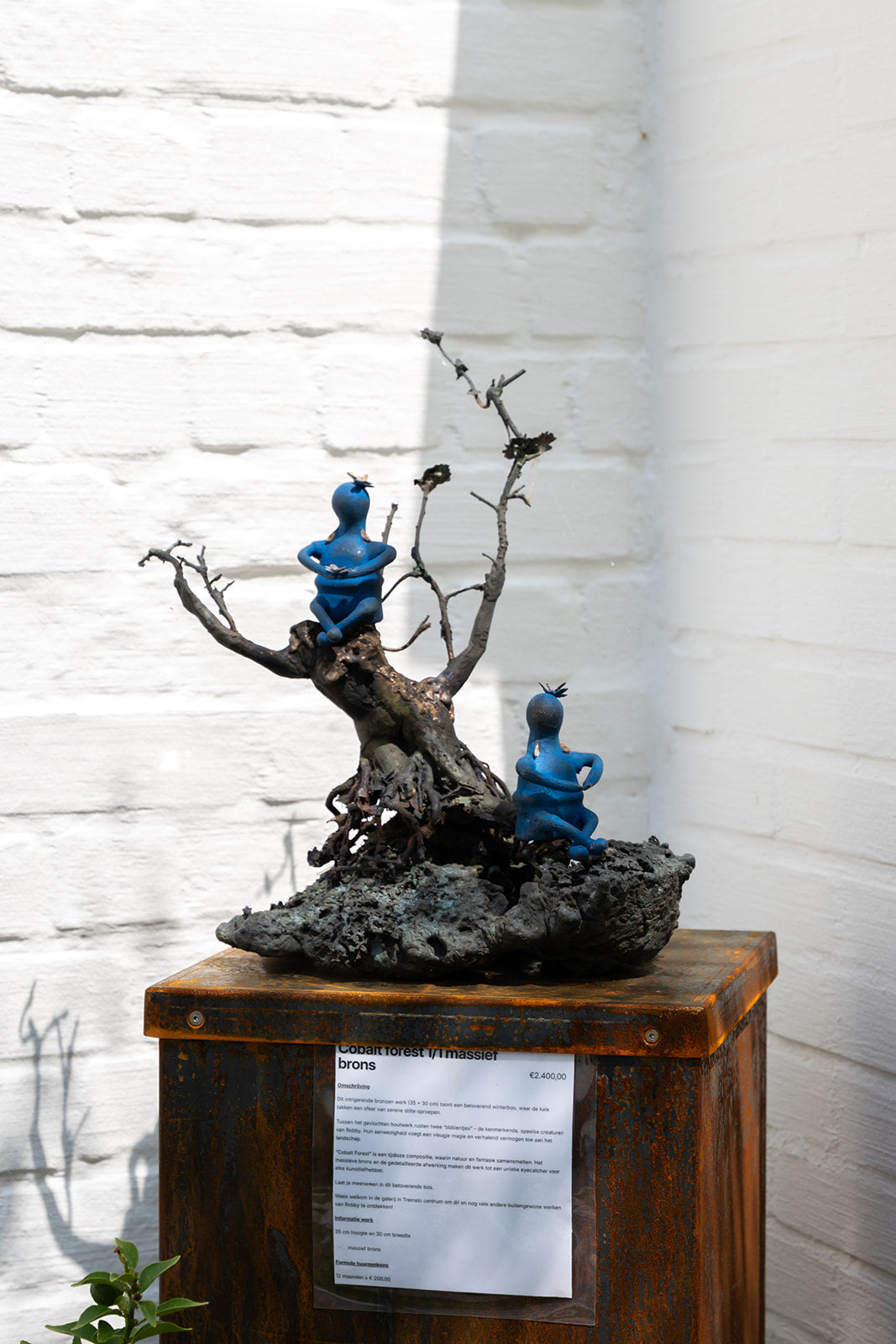Cobalt forest 1/1 massief brons